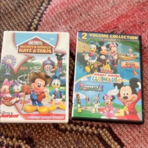 Disney Mickey & Donald DVD Collection - Red, Blue, Green Mickey Mouse clubhouse